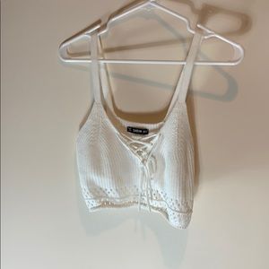 Shein White Croptop/Tank Top